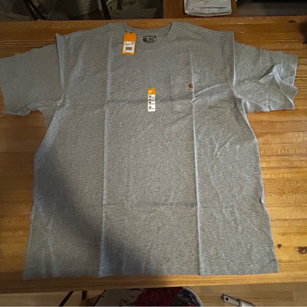 Carhartt short sleeve shirt for men grey 2XL! NWT